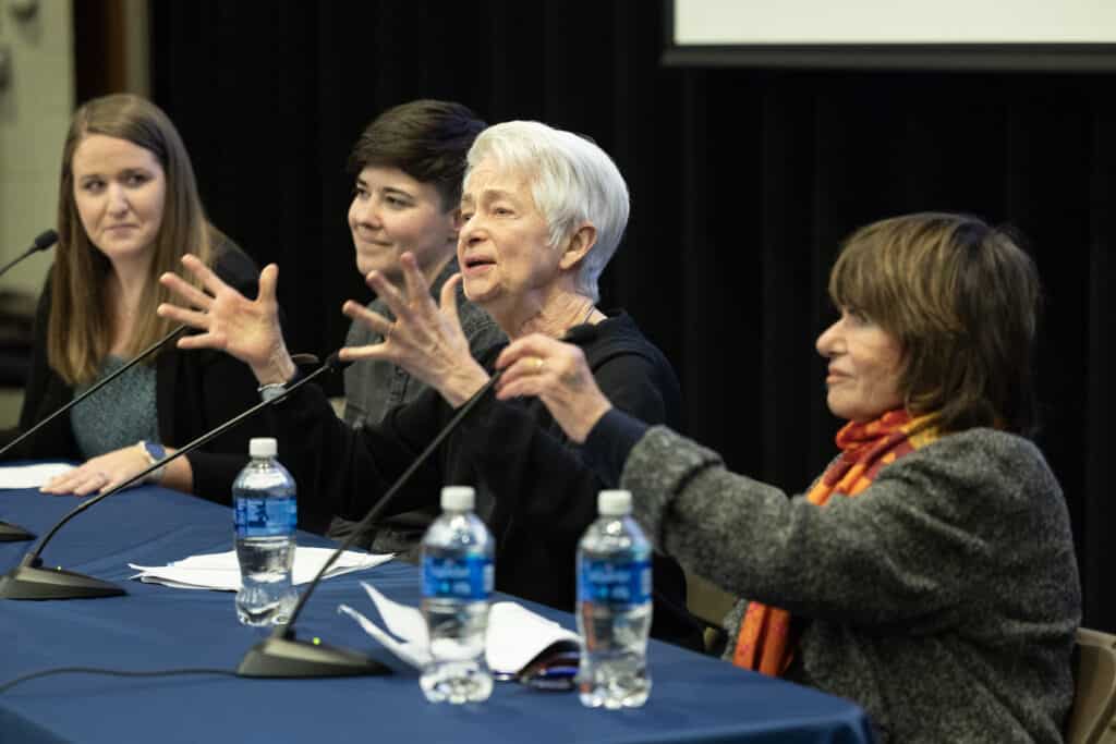 Panelists at the Screening of the Janes